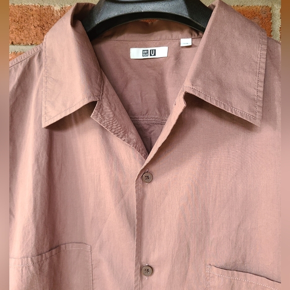 Uniqlo Men's US Large Maroon shirt - Picture 5 of 9
